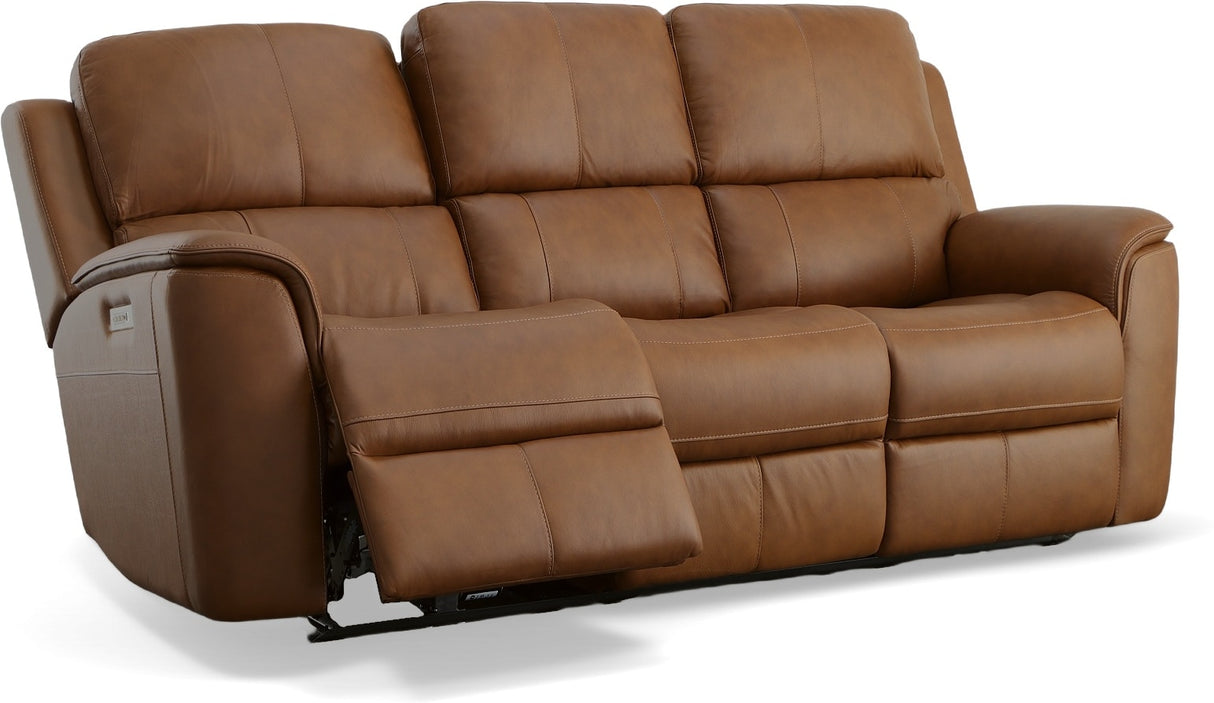 Henry Power Reclining Sofa with Power Headrests and Lumbar