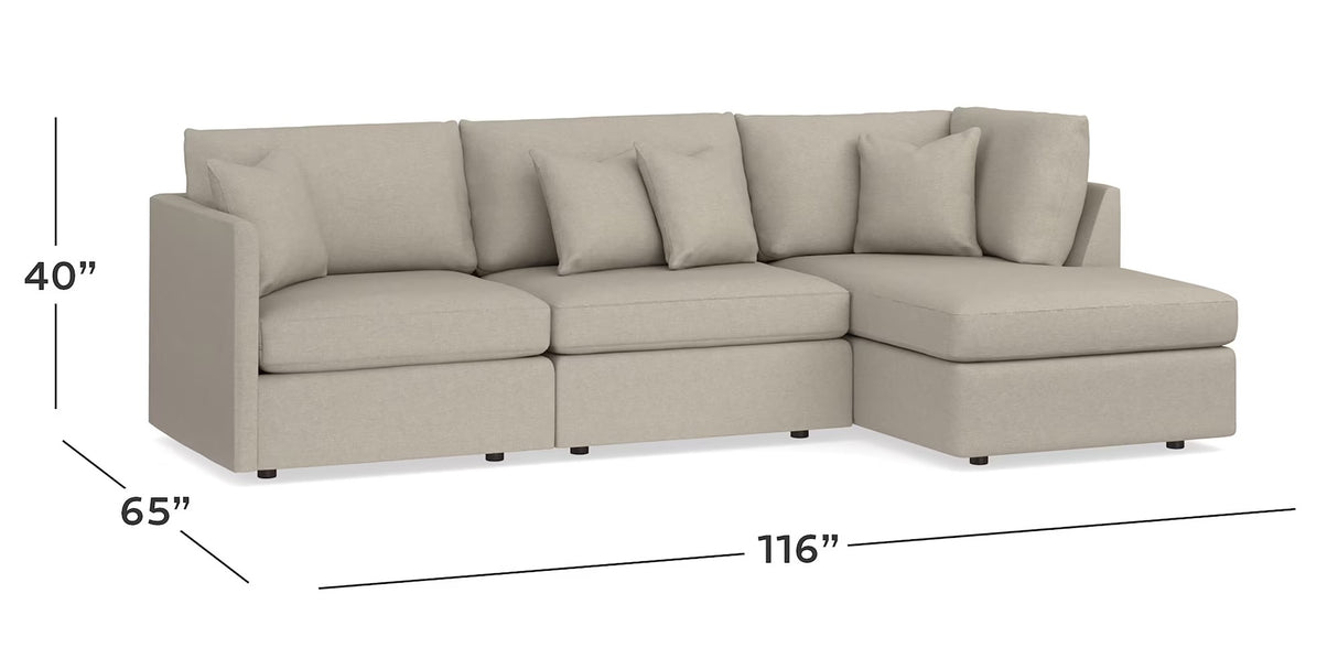 Beckham Track Arm Modular Sectional