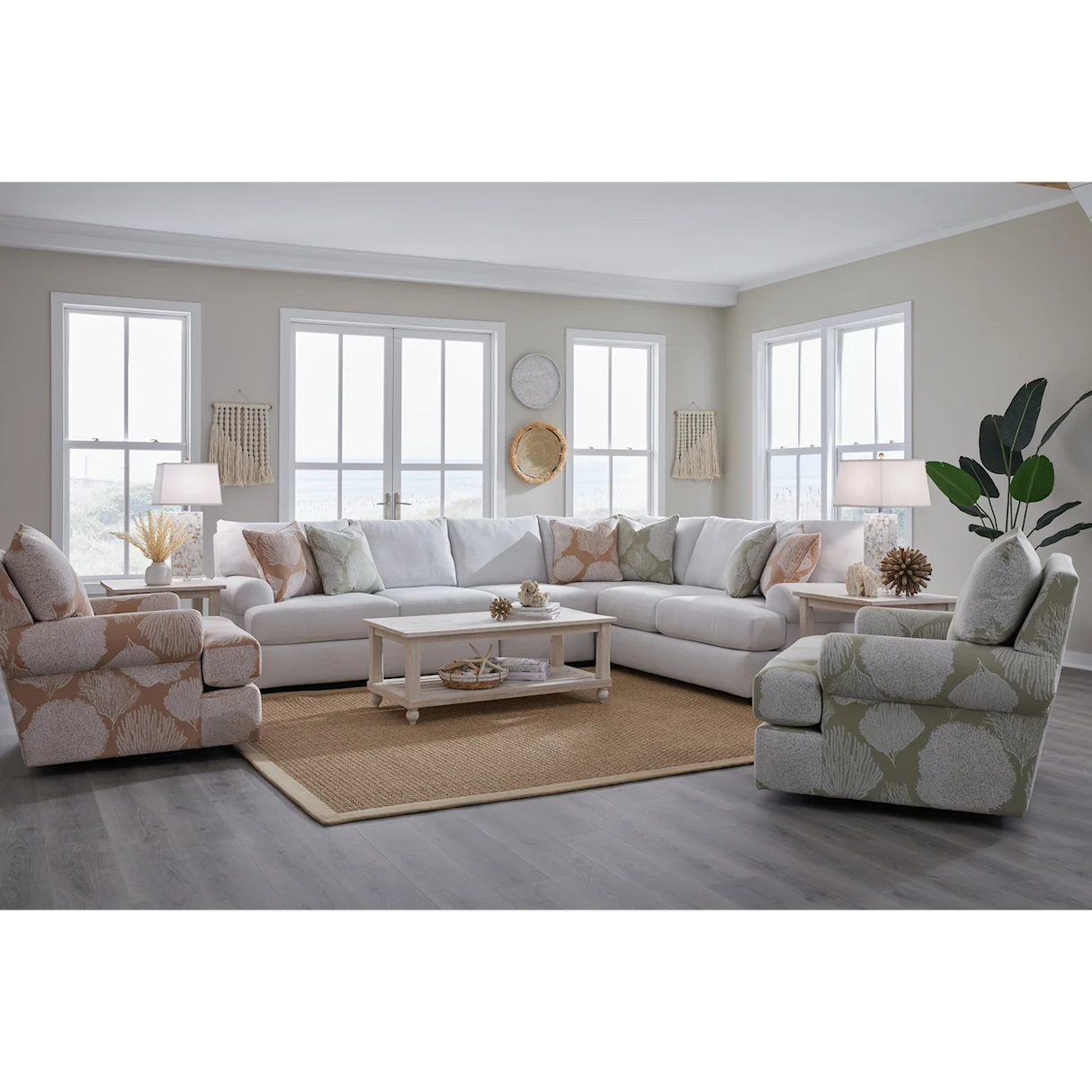Rolled Arm Sectional