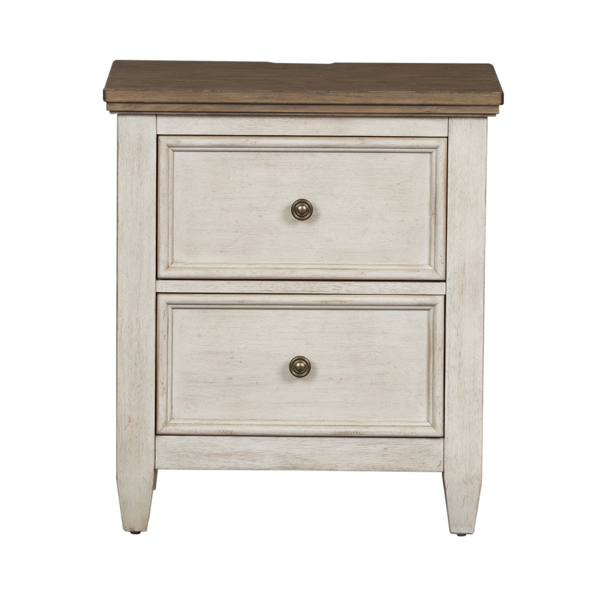 Heartland 2 Drawer Night Stand w/ Charging Station