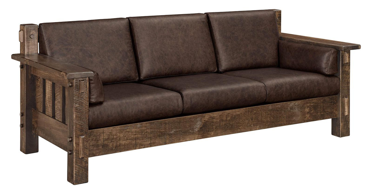 Brown Maple Houston Sofa