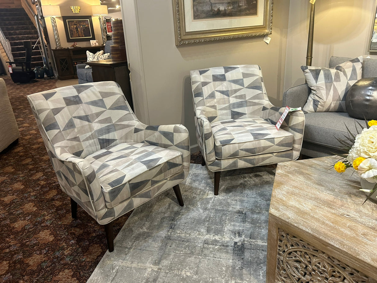Patterned Accent Chairs