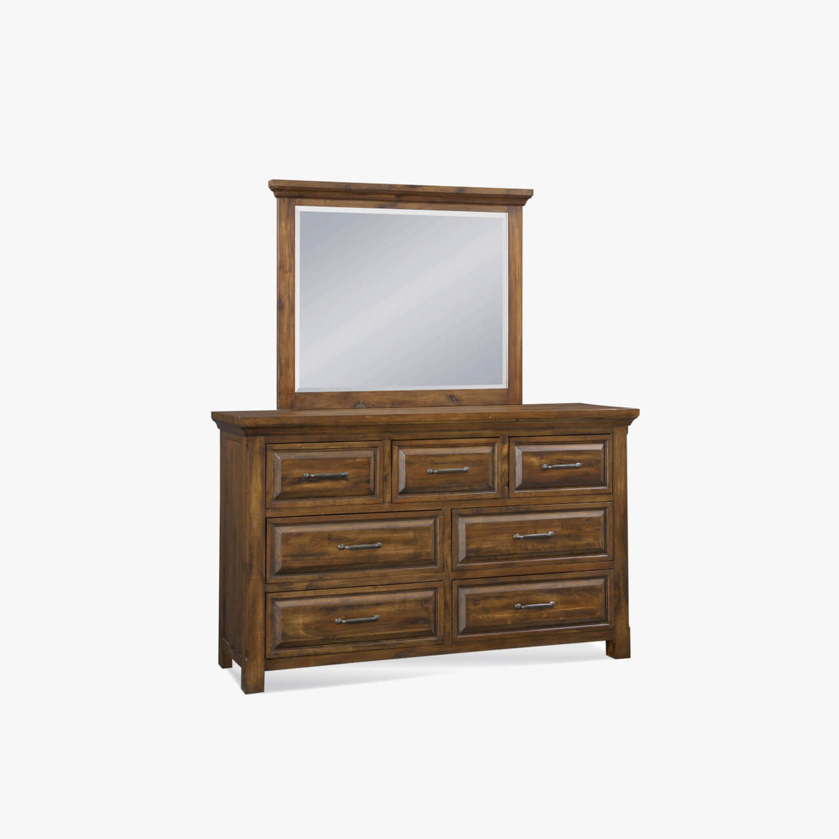 Hill Crest Bedroom 7 x Drawer Dresser