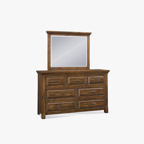 Hill Crest Bedroom 7 x Drawer Dresser