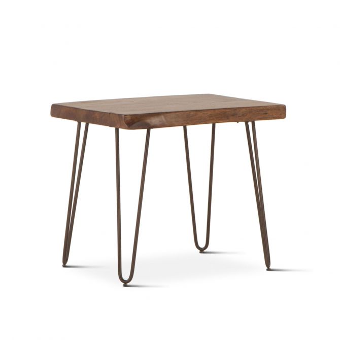 Vail 26" Side Table Walnut