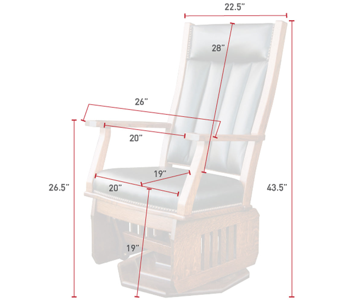 Mission Swivel Glider