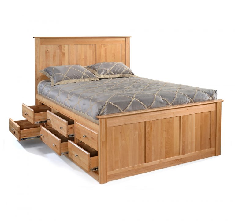 Customizable Alder Chest Bed