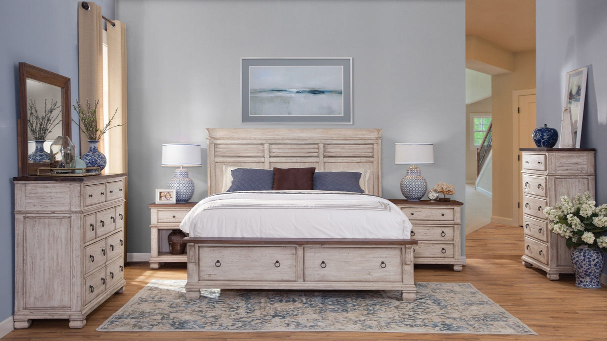 Belmont Bedroom 3 x Drawer Night Stand