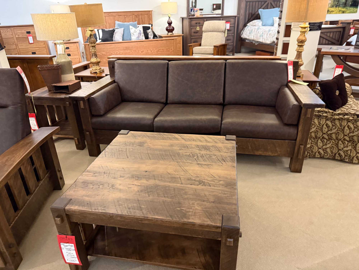 Brown Maple Houston Sofa