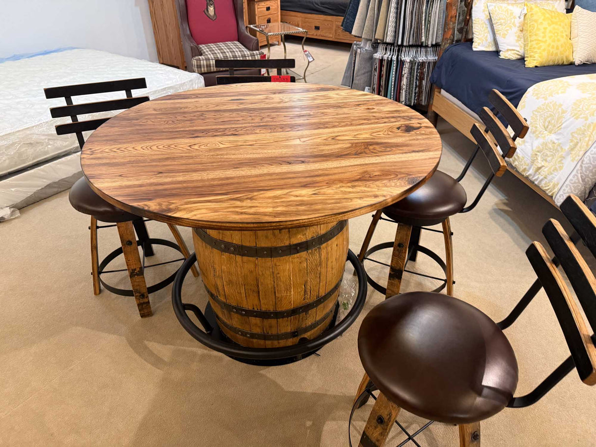 Medium Whiskey Barrel Table