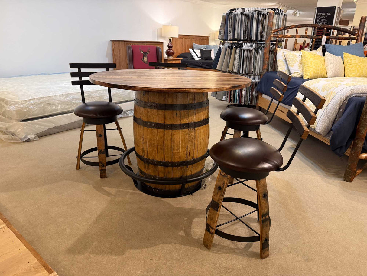 Medium Whiskey Barrel Table