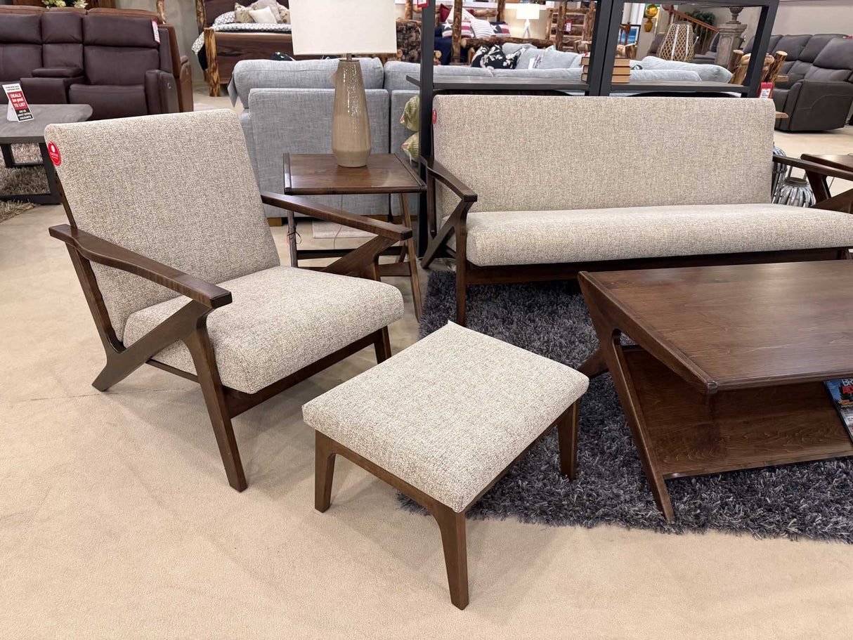 Brown Maple Malaya Chair