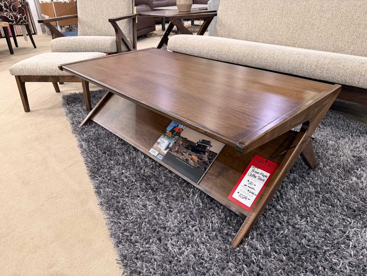 Brown Maple Malaya Coffee Table