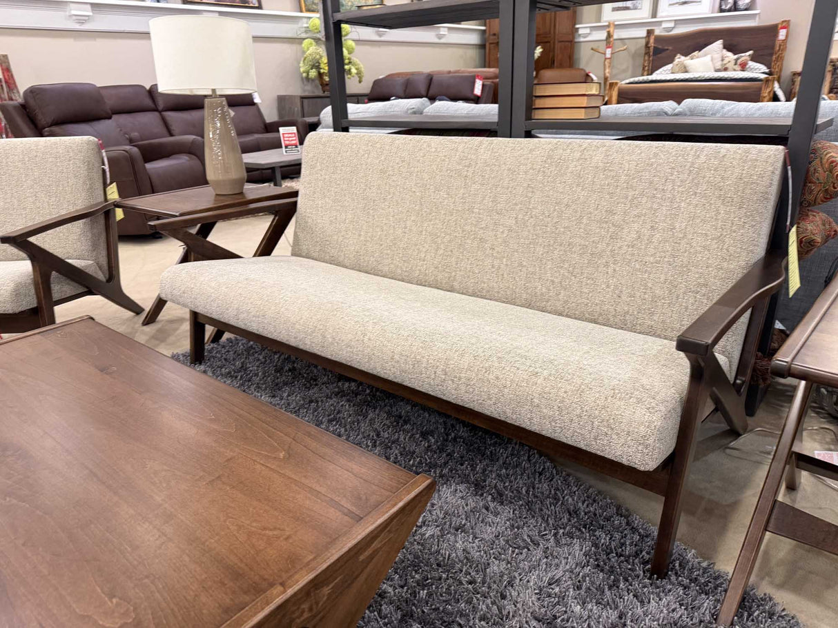 Brown Maple Malaya Sofa