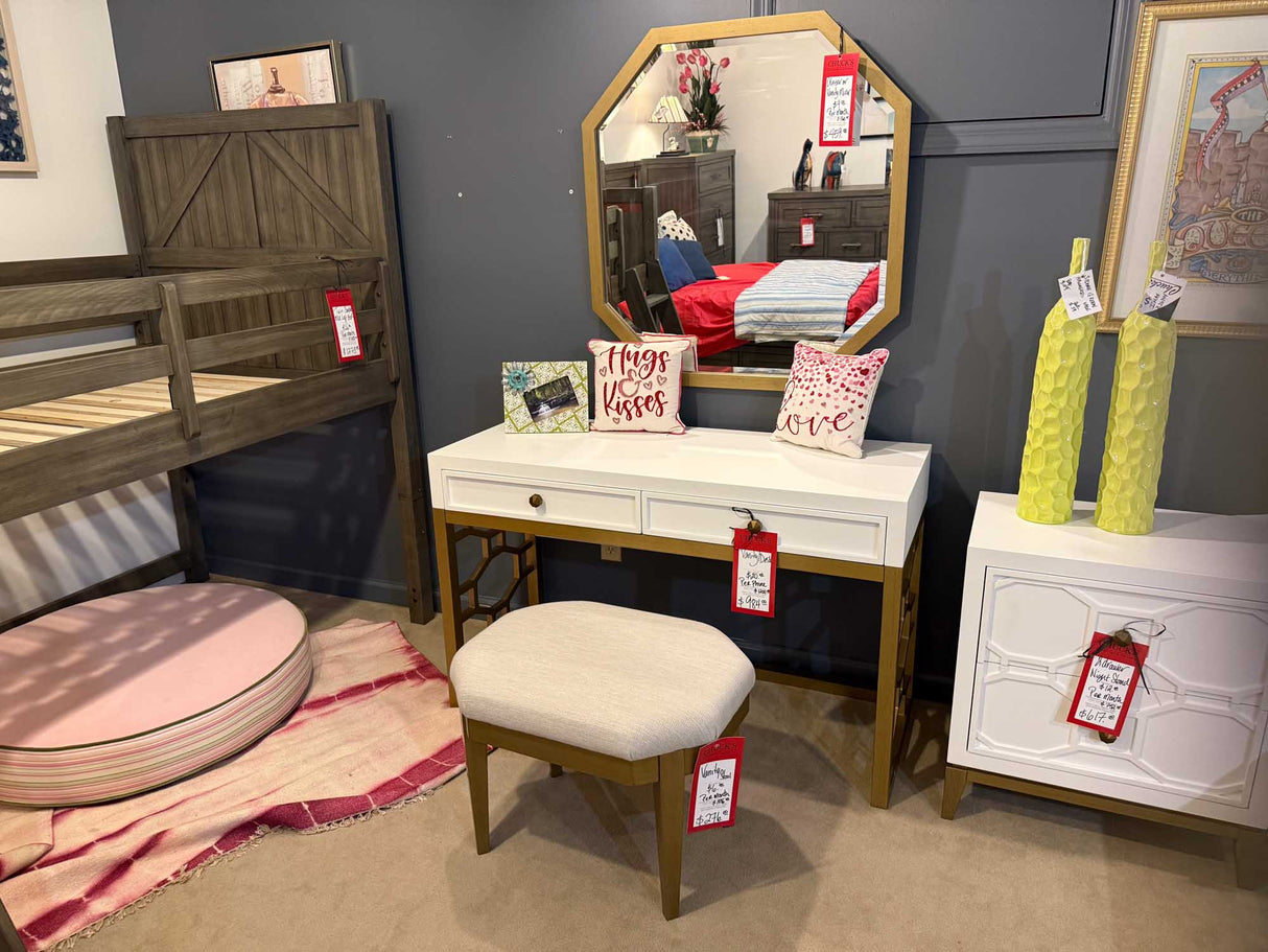 Vanity Desk and Mirror