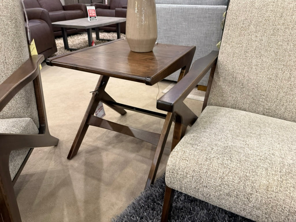 Brown Maple Malaya End Table