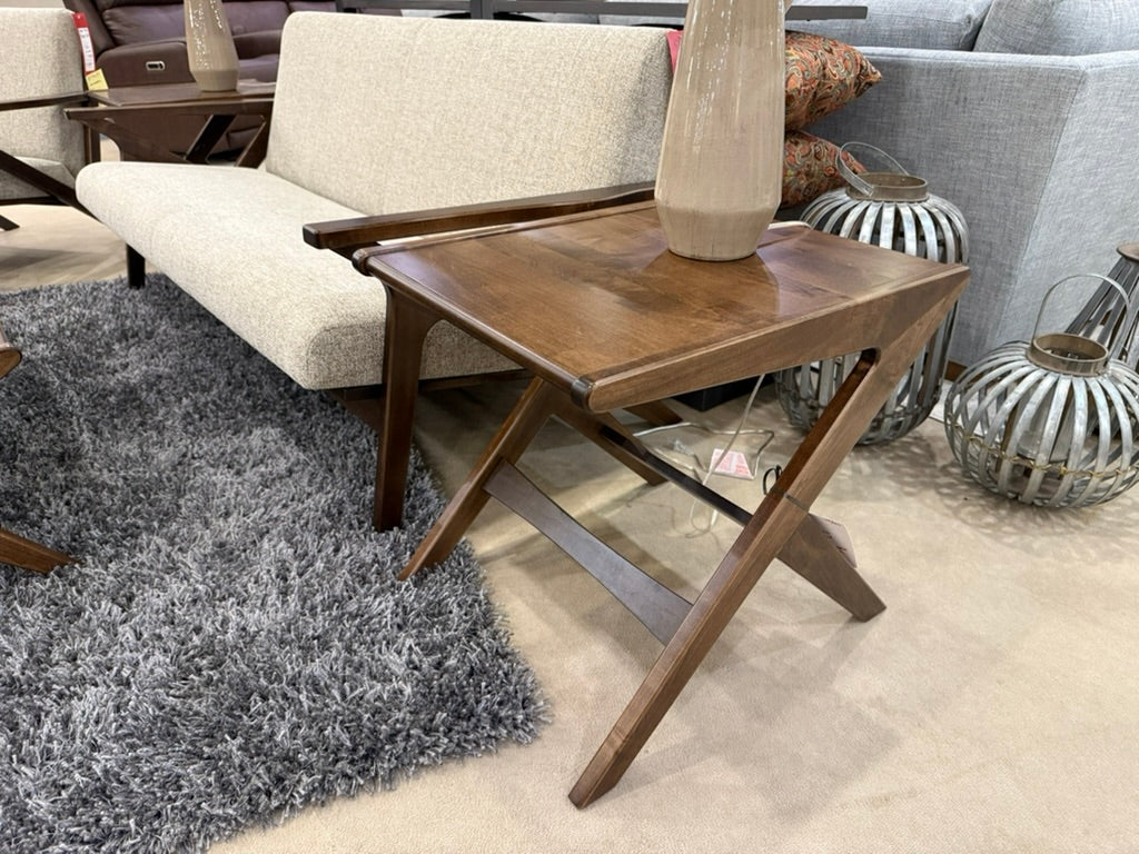Brown Maple Malaya End Table