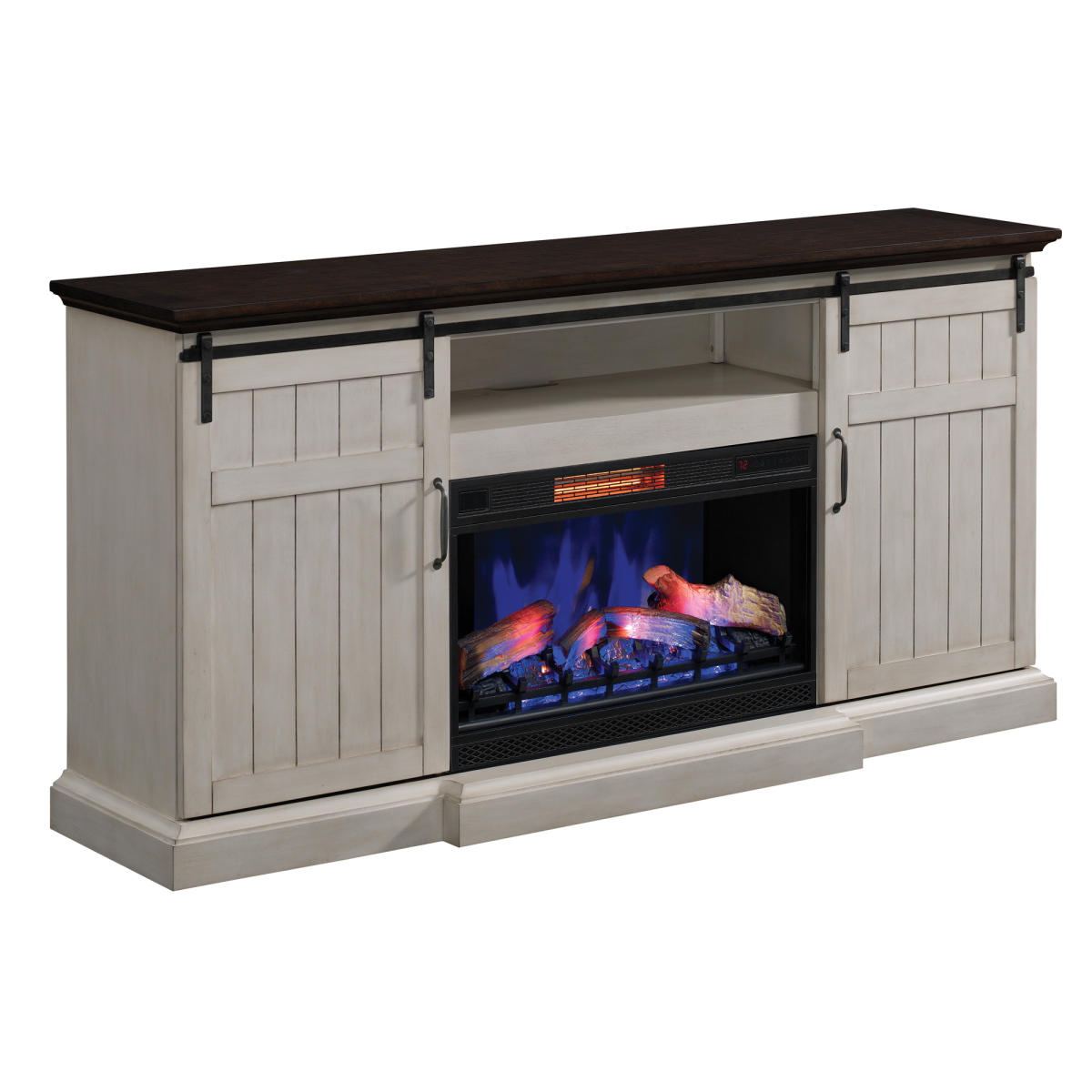 Cabaret TV Stand with Electric Fireplace