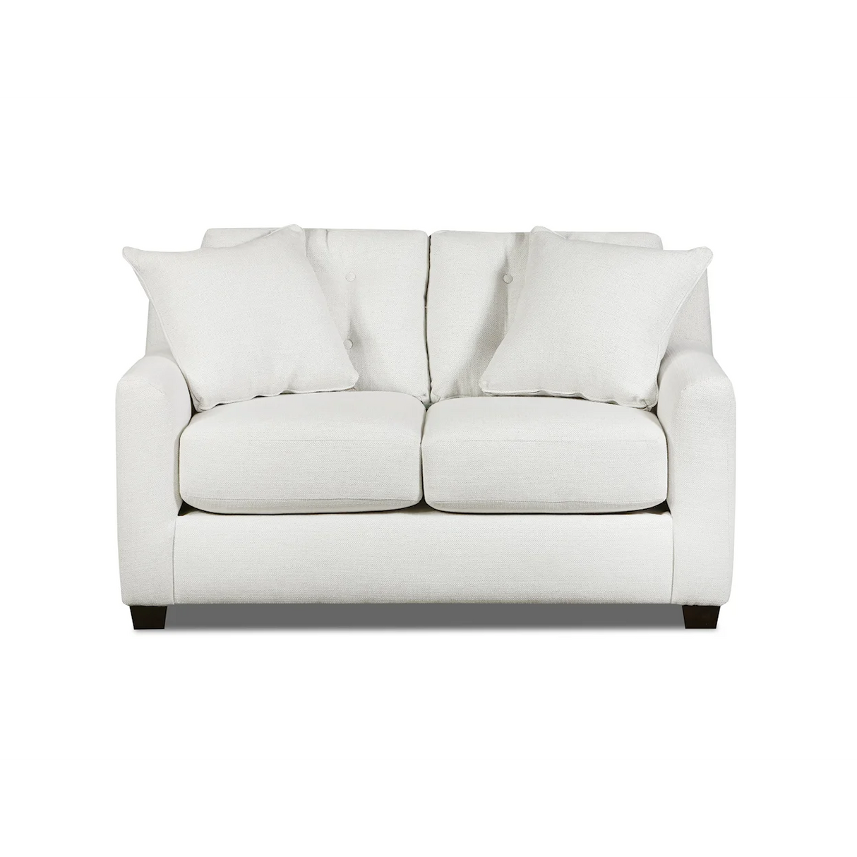 Casual Tufted Loveseat