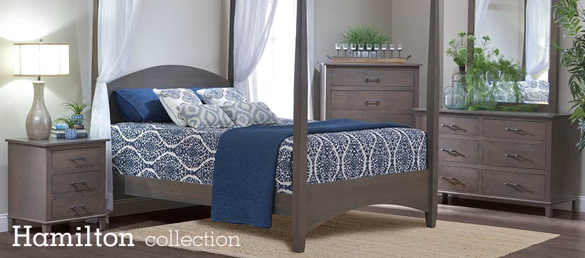 Hamilton Pencil Post Bed with Canopy