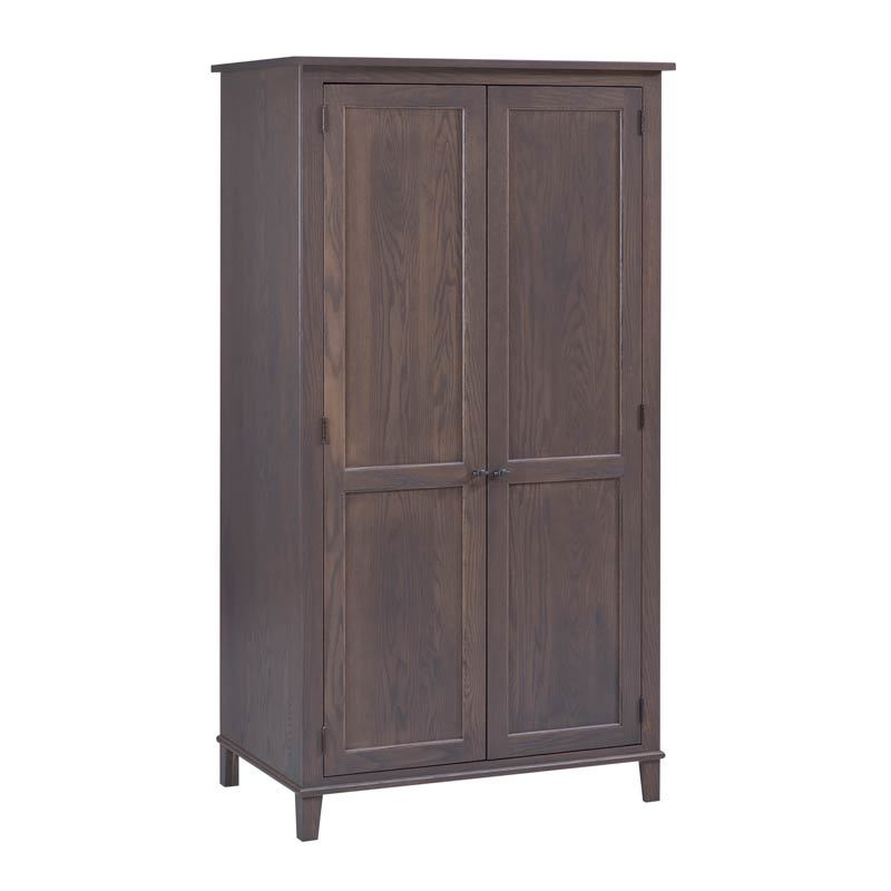 Hamilton Wardrobe with Rod and Shoe Shelf