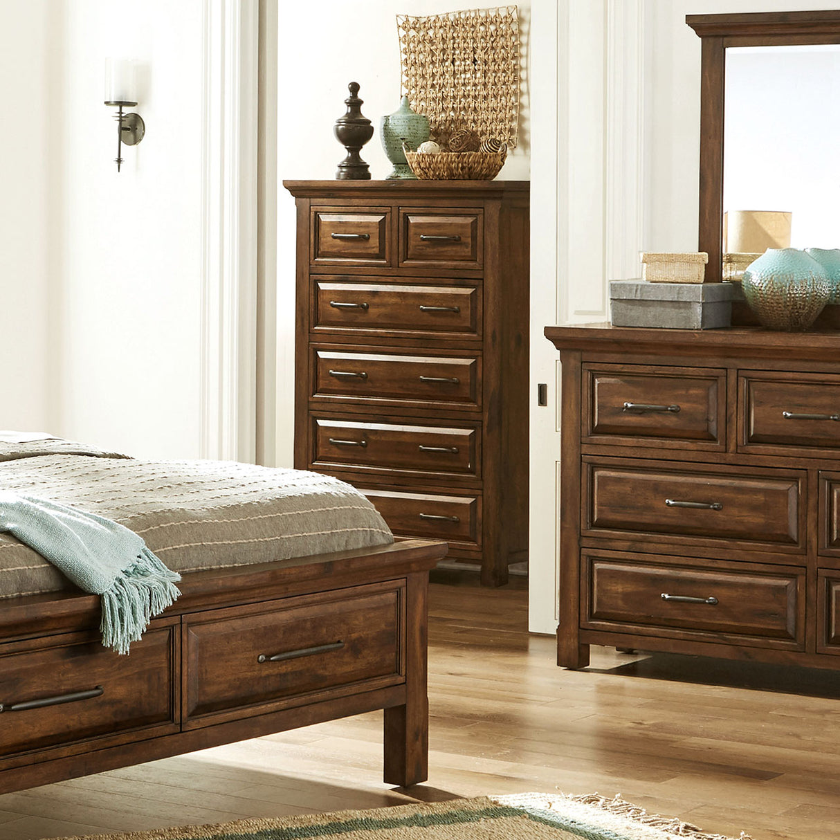 Hill Crest Bedroom 6 x Drawer Lingerie Chest