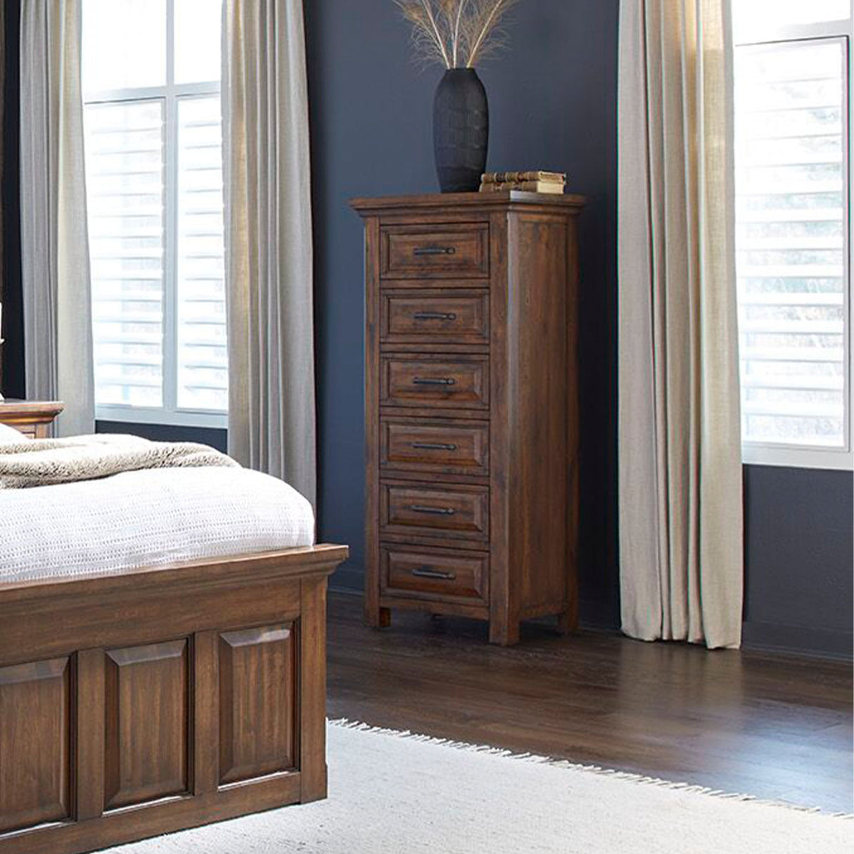 Hill Crest Bedroom 6 x Drawer Lingerie Chest