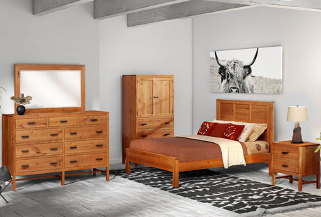 Lynnwood Platform Bed with Drawers To The Floor