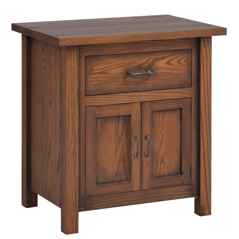 Mountain Lodge 28" Nightstand 1 Drawer 2 Doors