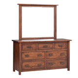 Mountain Lodge 66" Low Dresser with Mirror