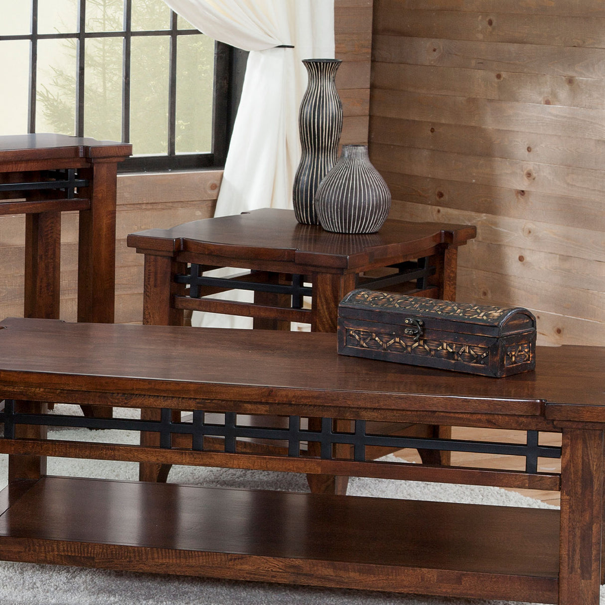 Whistler Retreat Occasional Chairside Table