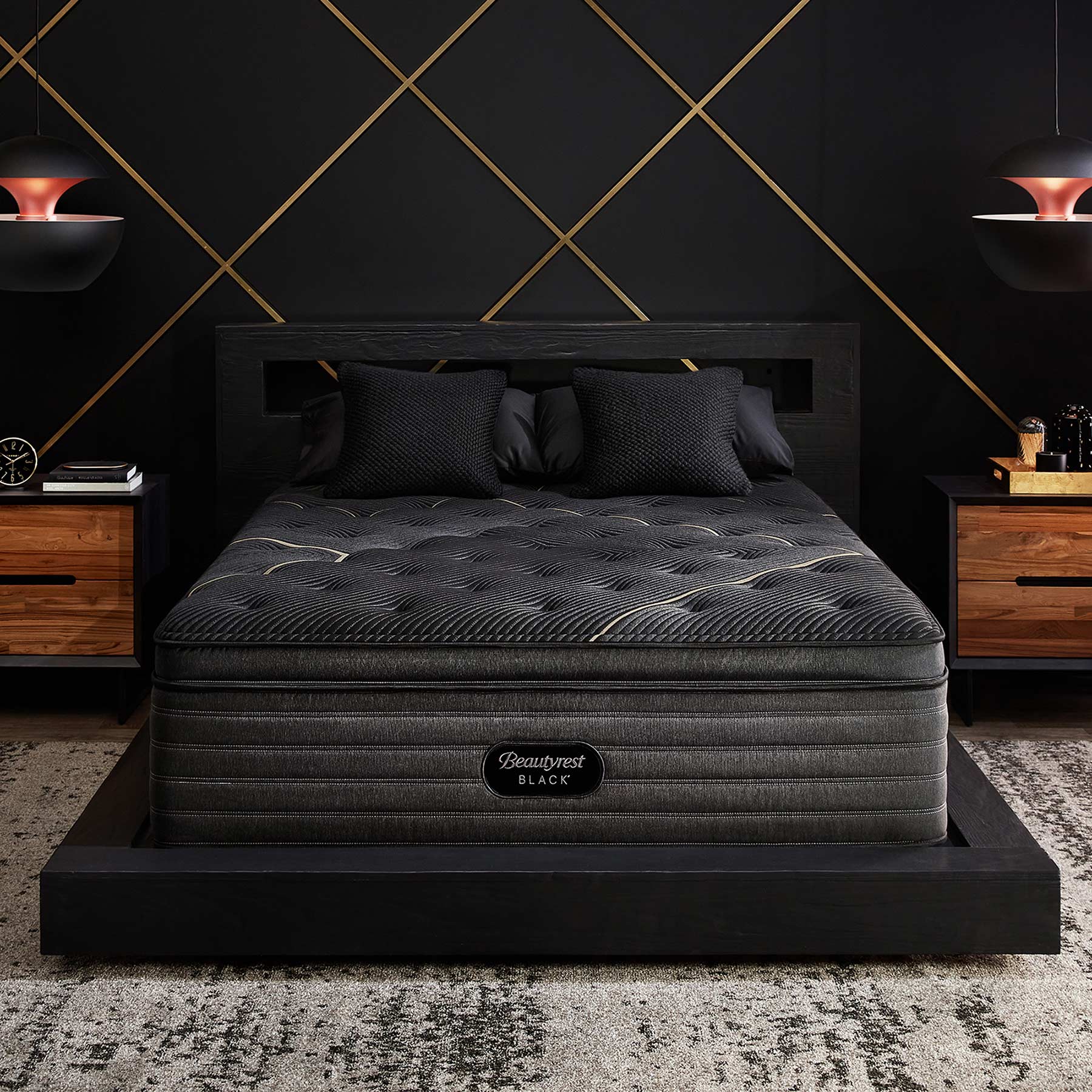 Beautyrest Black K Class 16.5 Plush Pillow Top Mattress Chuck s Furniture
