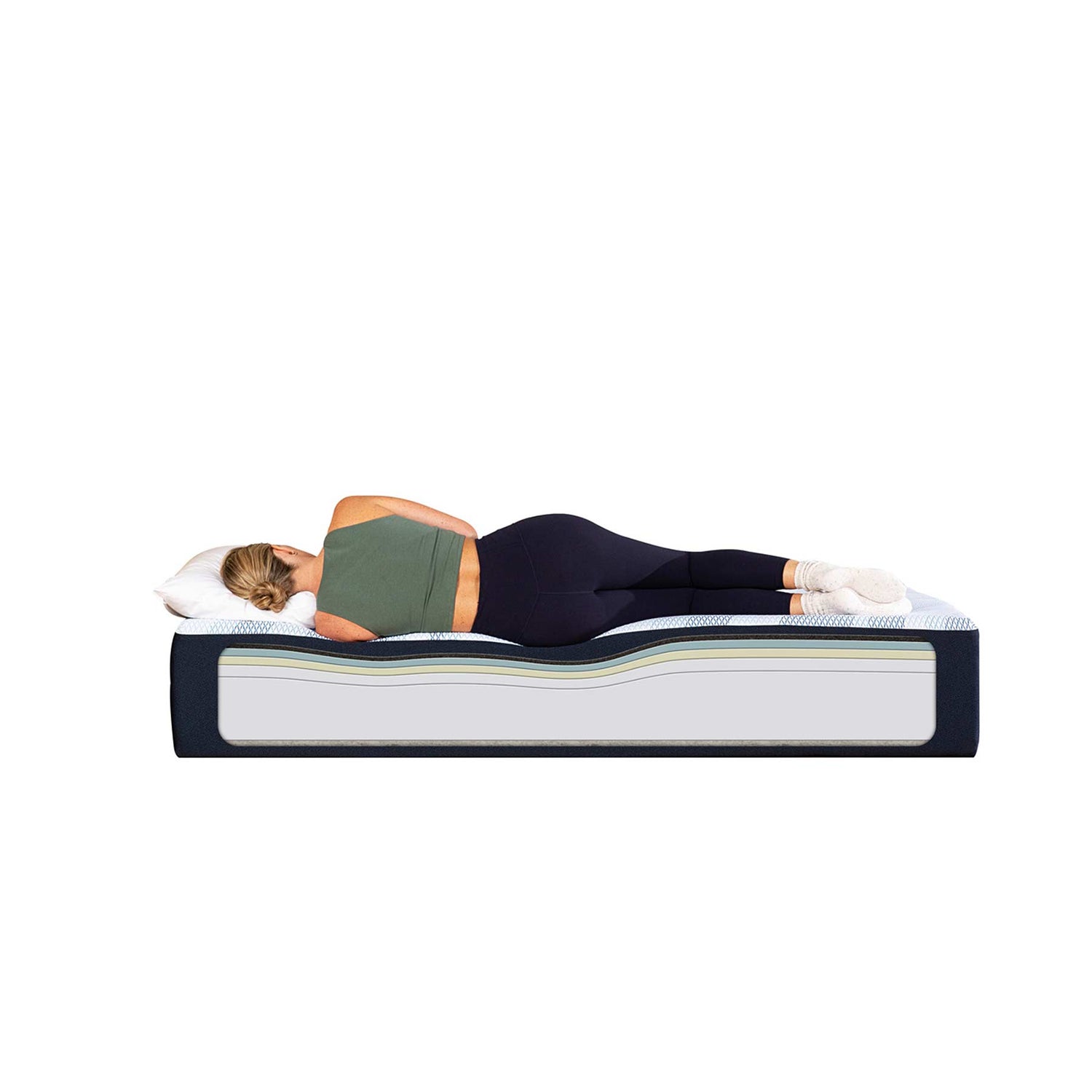 F30LTX 14" Memory Foam Firm Mattress Chuck's Furniture