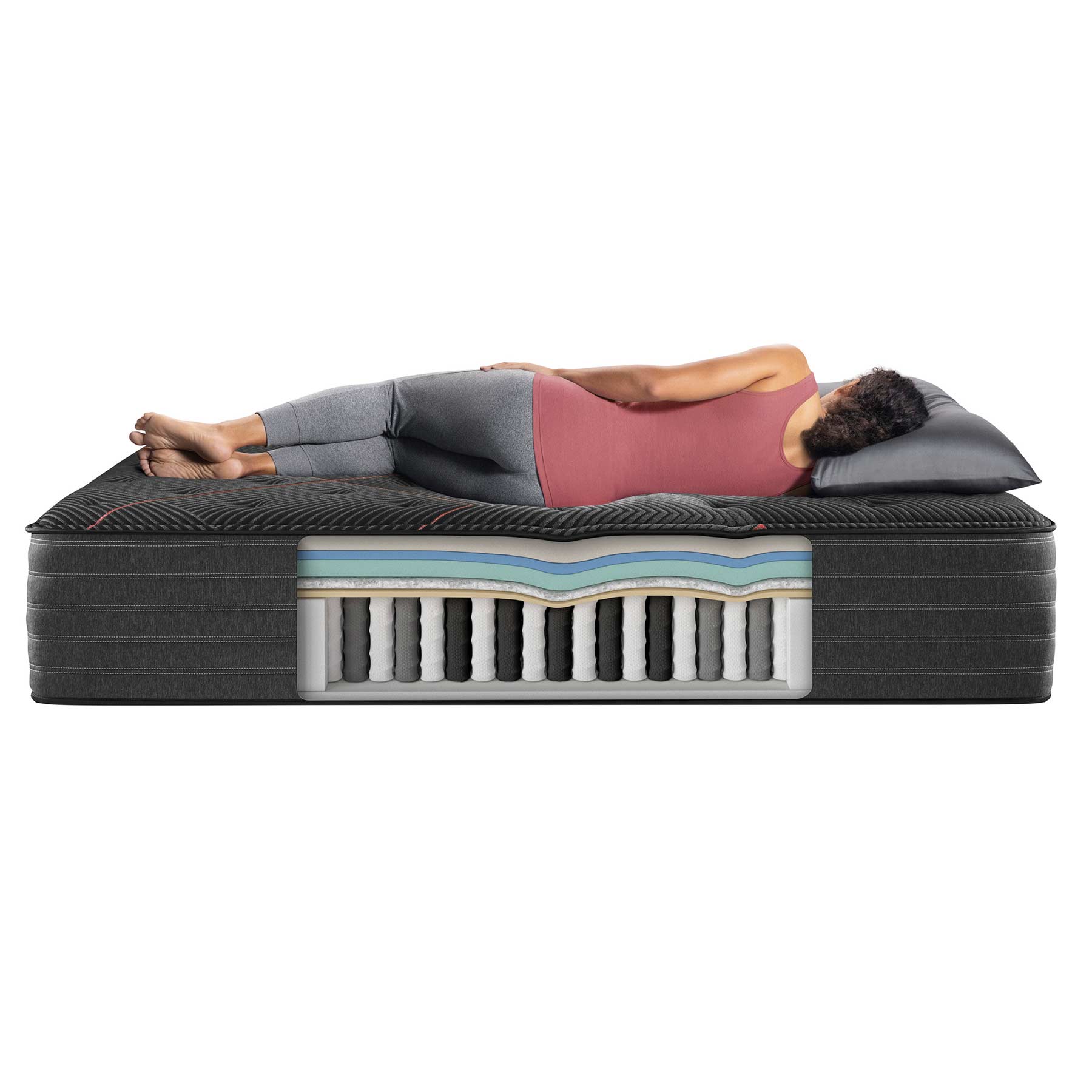 Beautyrest Black C Class 16 Plush Pillow Top Mattress Chuck s Furniture