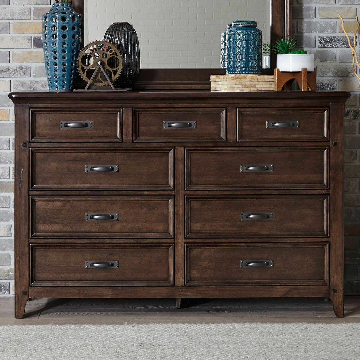 Saddlebrook 9 Drawer Dresser