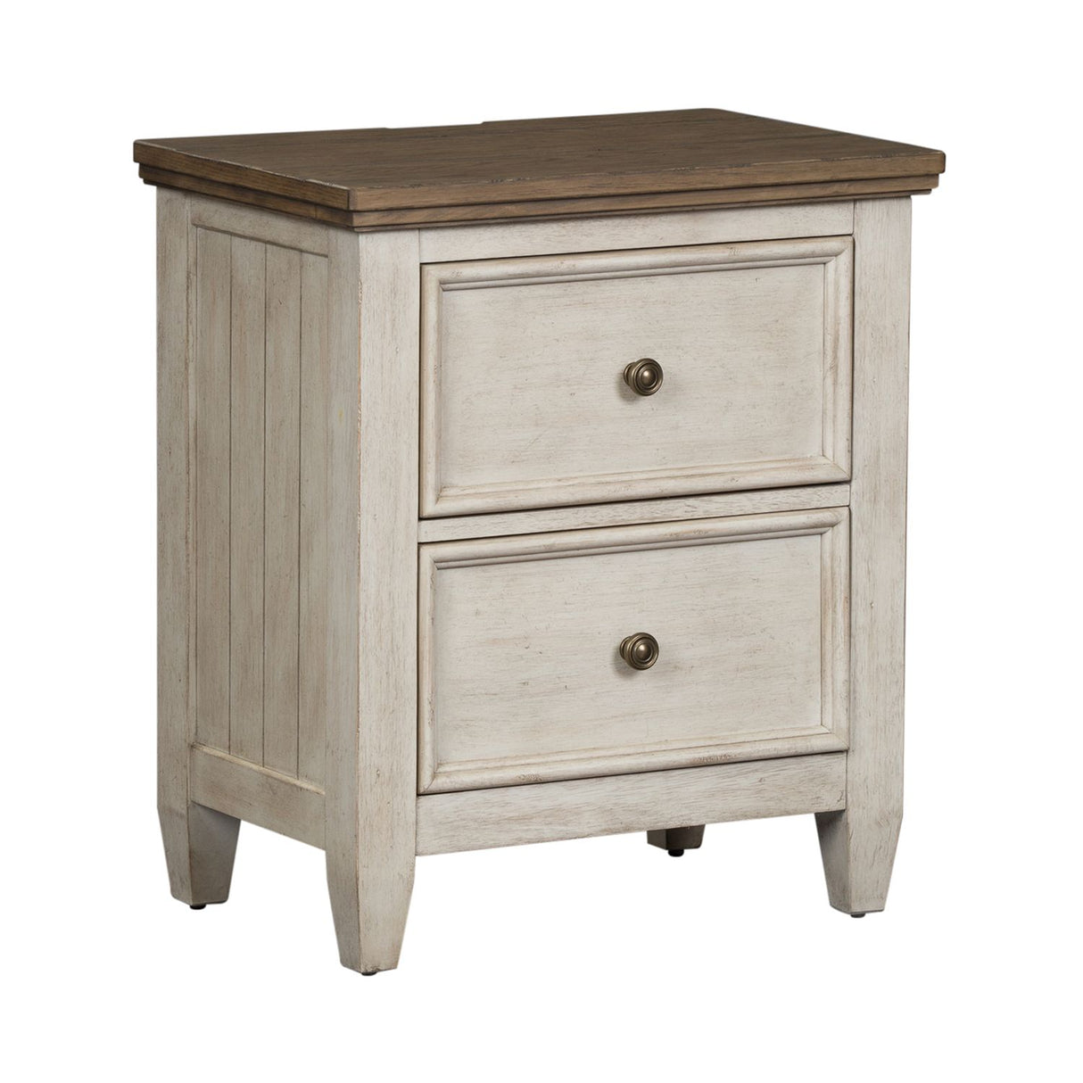 Heartland 2 Drawer Night Stand w/ Charging Station