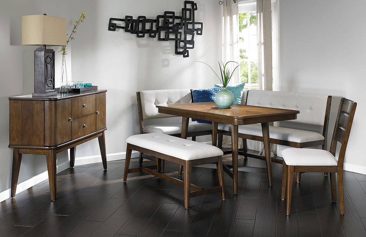 Dorval Curved Bench