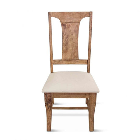 San Rafael 18" Upholstered Dining Chair Antique Oak