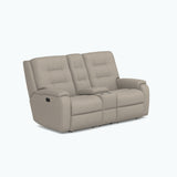 Arlo Fabric Reclining Loveseat with Console