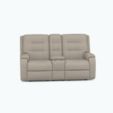Arlo Fabric Reclining Loveseat with Console