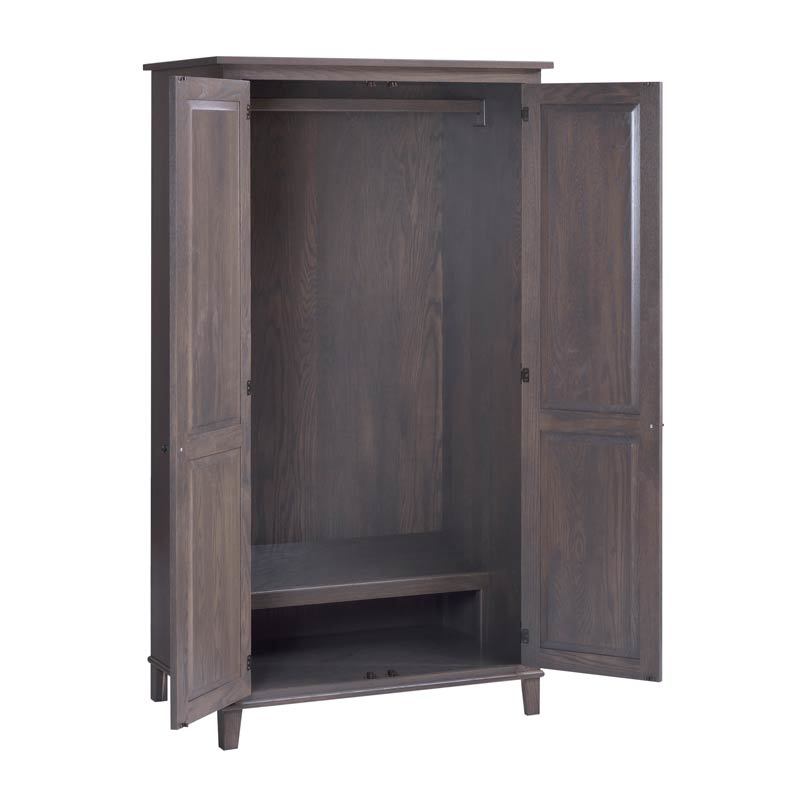 Hamilton Wardrobe with Rod and Shoe Shelf