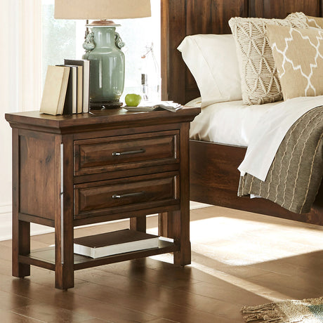 Hill Crest Bedroom 2 x Drawer Night Stand