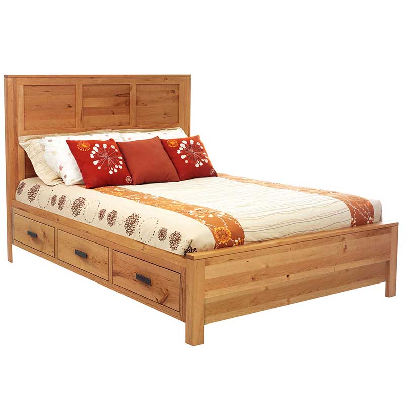 Lynnwood Platform Bed w/ Drawer Units Raised 6"